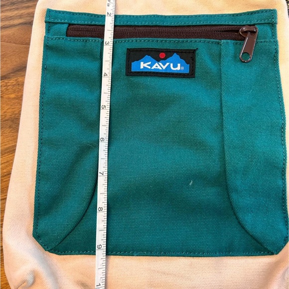 KAVU Green and Brown Messenger Bag - Picture 3 of 3